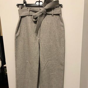 Aritzia wool pant with belt